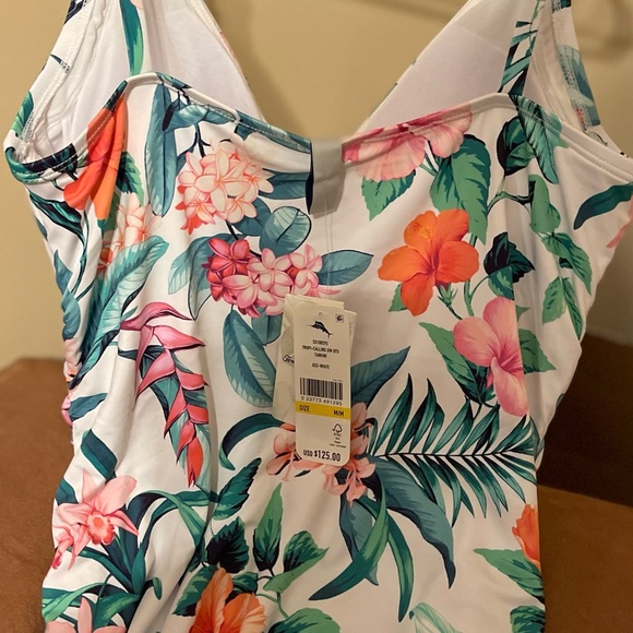 Tommy Bahama Tropi-Calling tankini and twist in high waist bikini bottoms - Picture 5 of 7